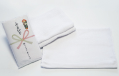 のしだけ印刷タオル　平地付ベトナム産白シリンダータオル