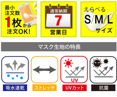 オリジナルプリントマスク