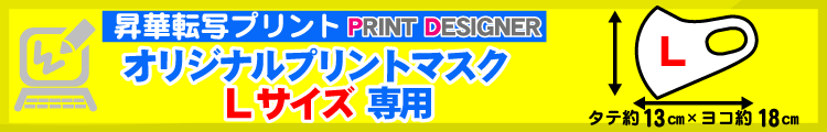 オリジナルプリントマスクLサイズ