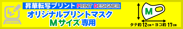 オリジナルプリントマスクMサイズ